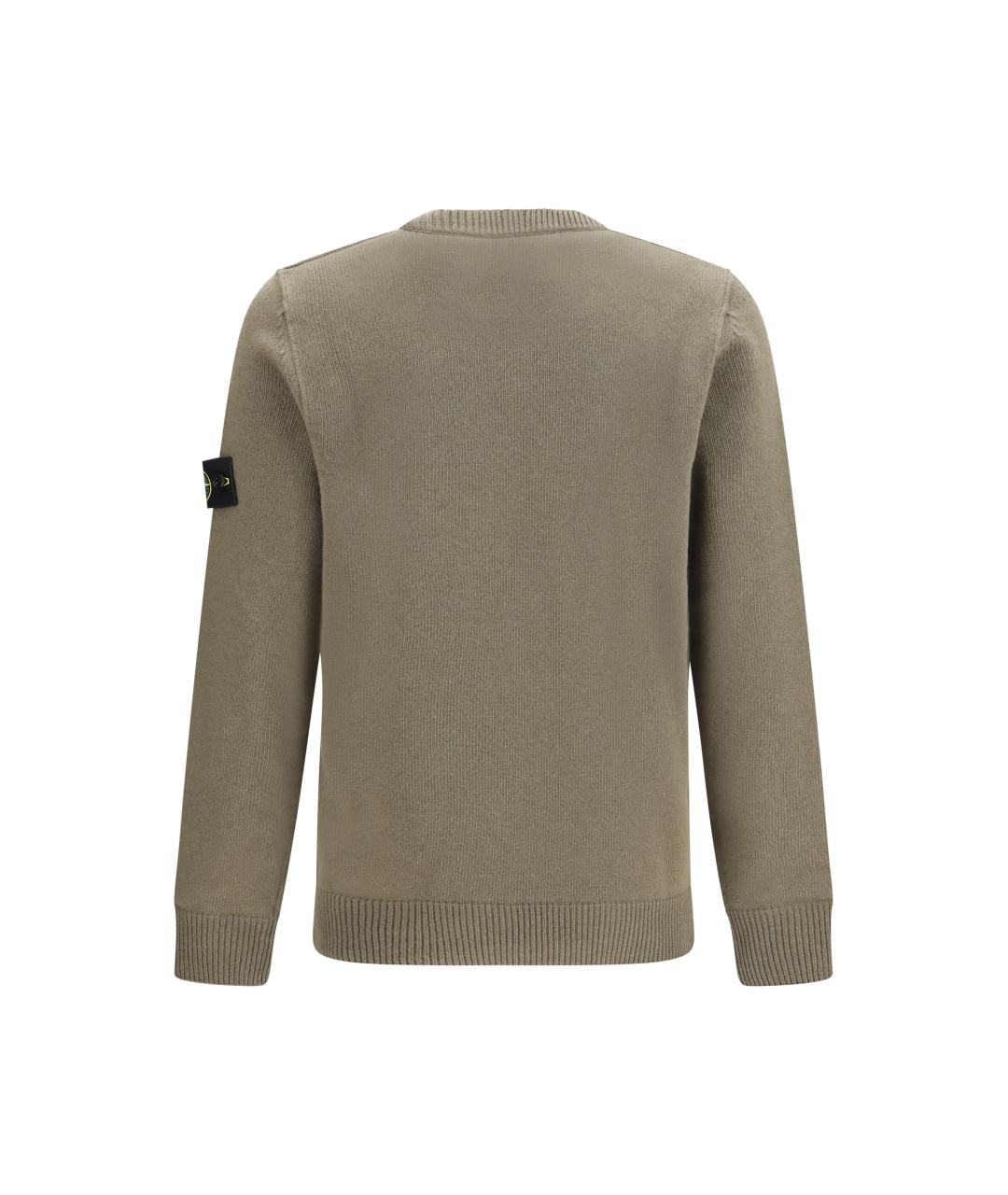 STONE ISLAND Хаки джемпер / свитер, фото 2