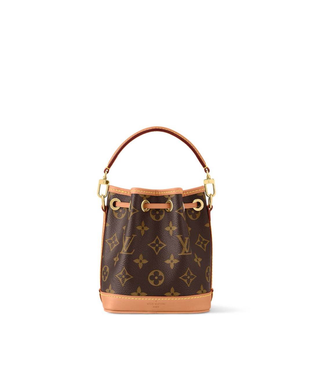 LOUIS VUITTON Коричневая канва сумка через плечо, фото 3