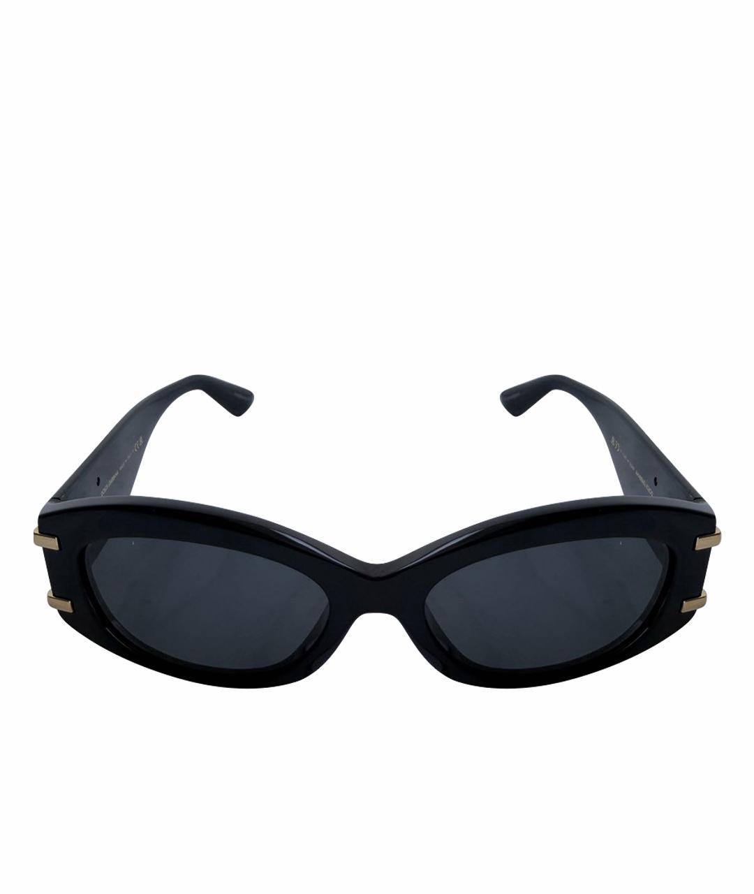 DOLCE&GABBANA Черные пластиковые солнцезащитные очки, фото 1