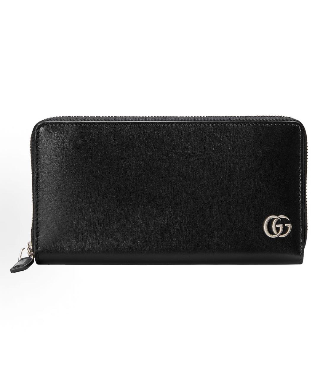 GUCCI Черный кожаный кошелек, фото 5