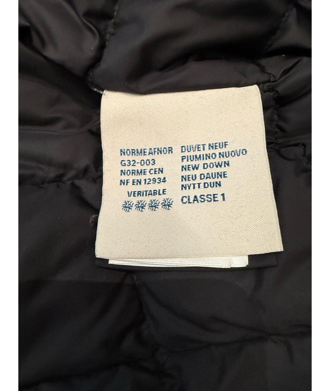 MONCLER Черная хлопковая парка, фото 7