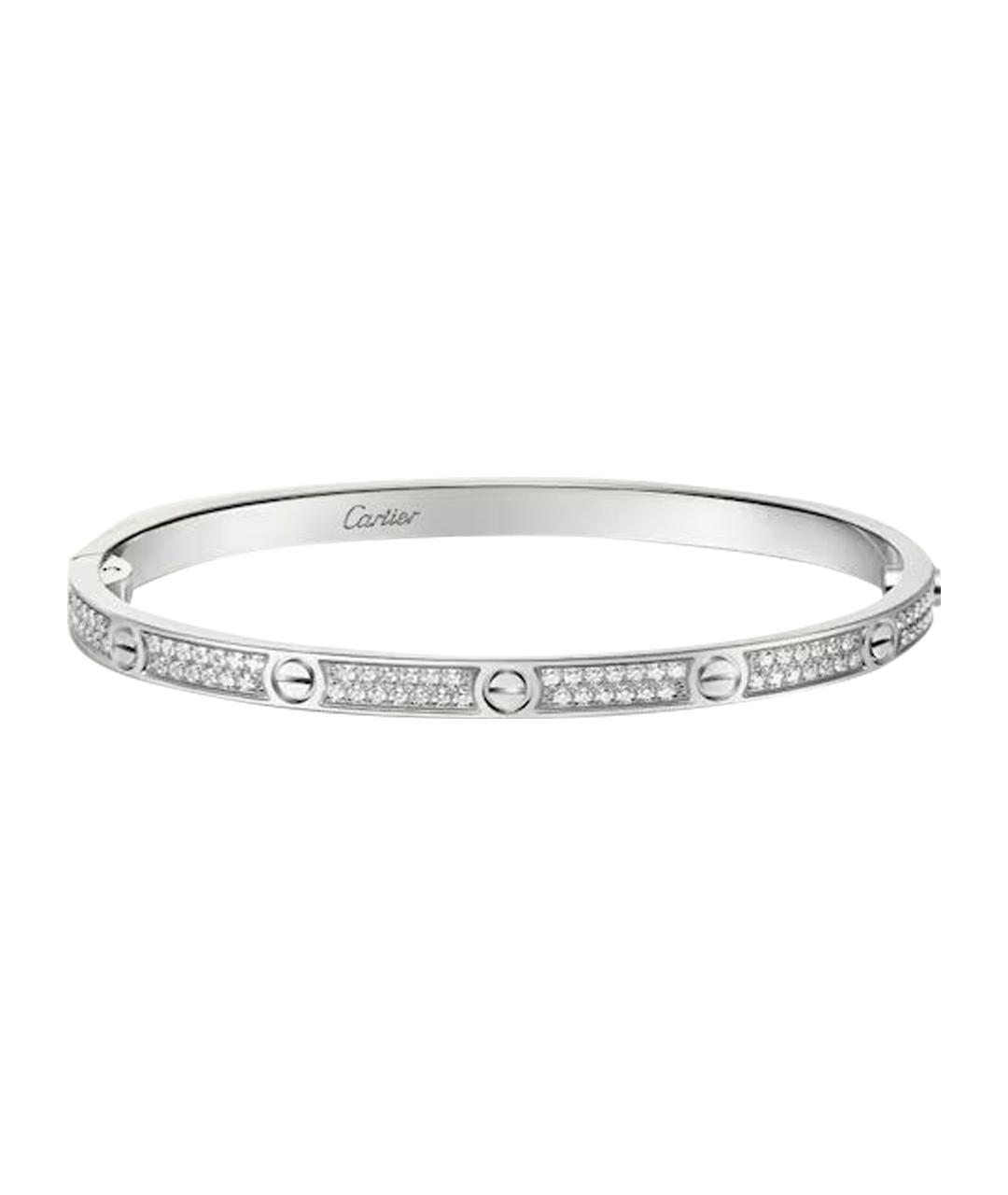 CARTIER Серебряный браслет из белого золота, фото 1