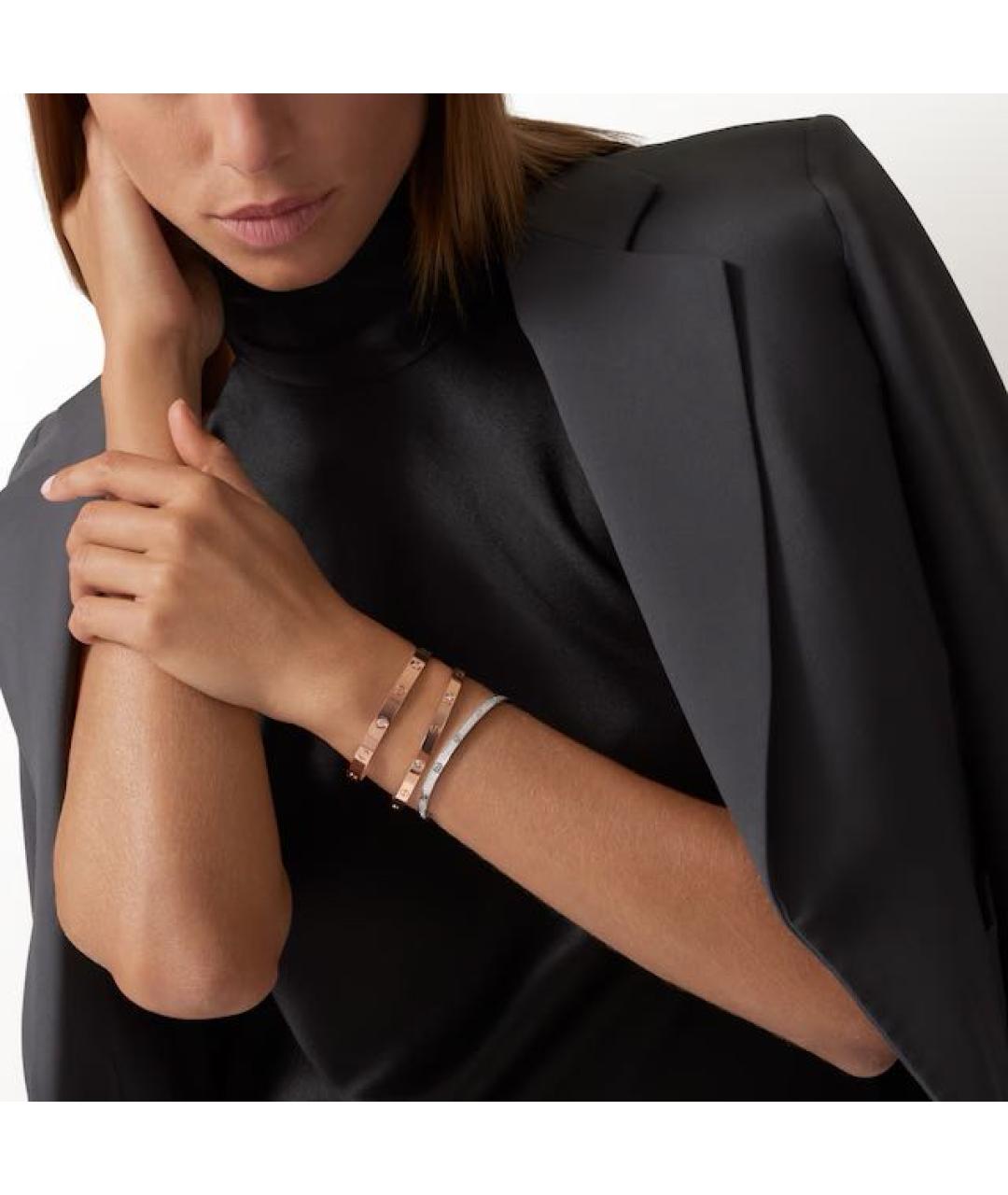 CARTIER Серебряный браслет из белого золота, фото 2