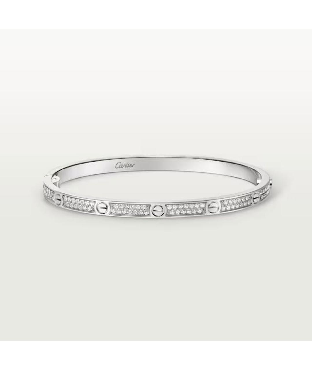 CARTIER Серебряный браслет из белого золота, фото 5