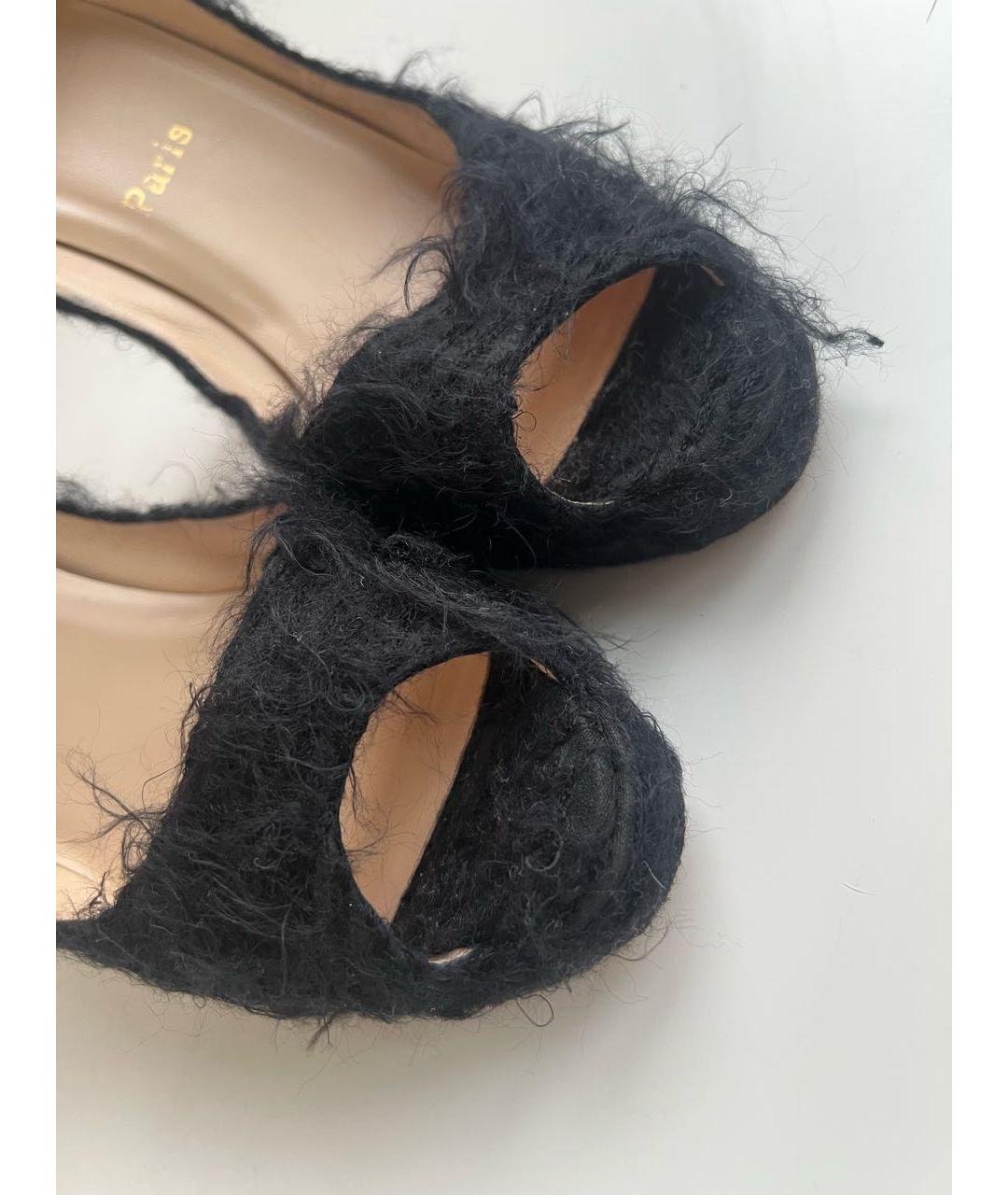 CHRISTIAN LOUBOUTIN Черные кожаные туфли, фото 3