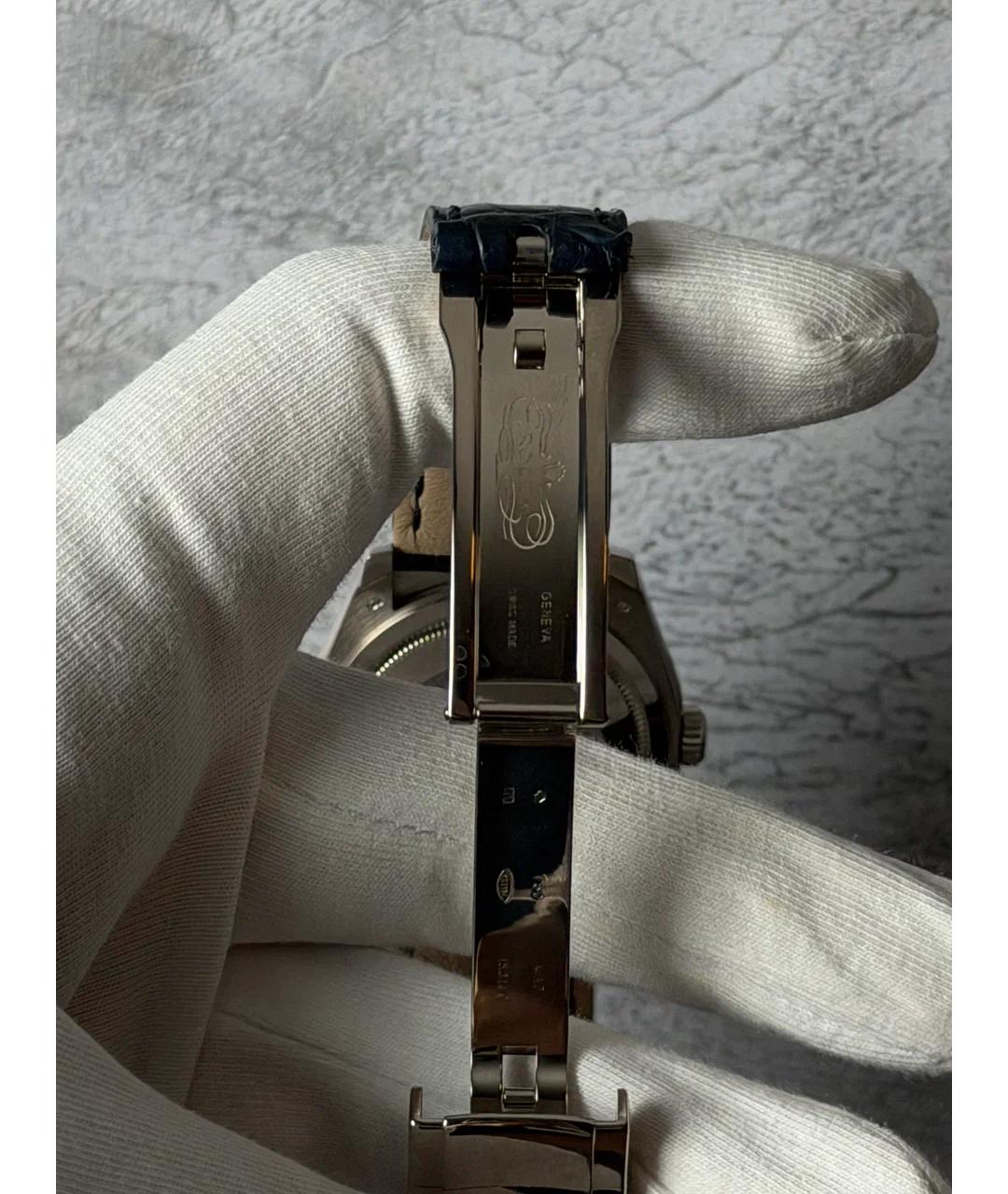 ROLEX Синие часы из белого золота, фото 6