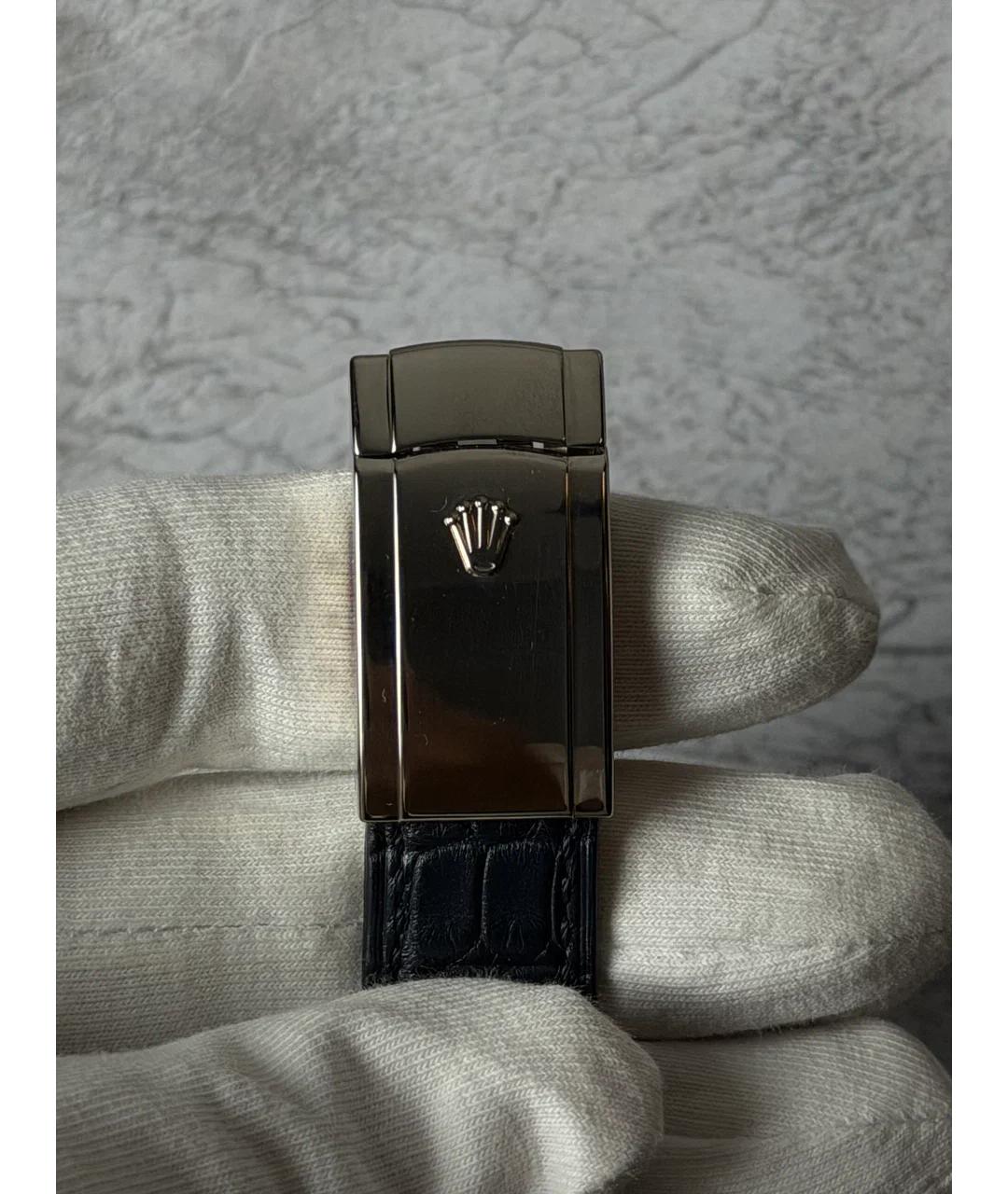 ROLEX Синие часы из белого золота, фото 7
