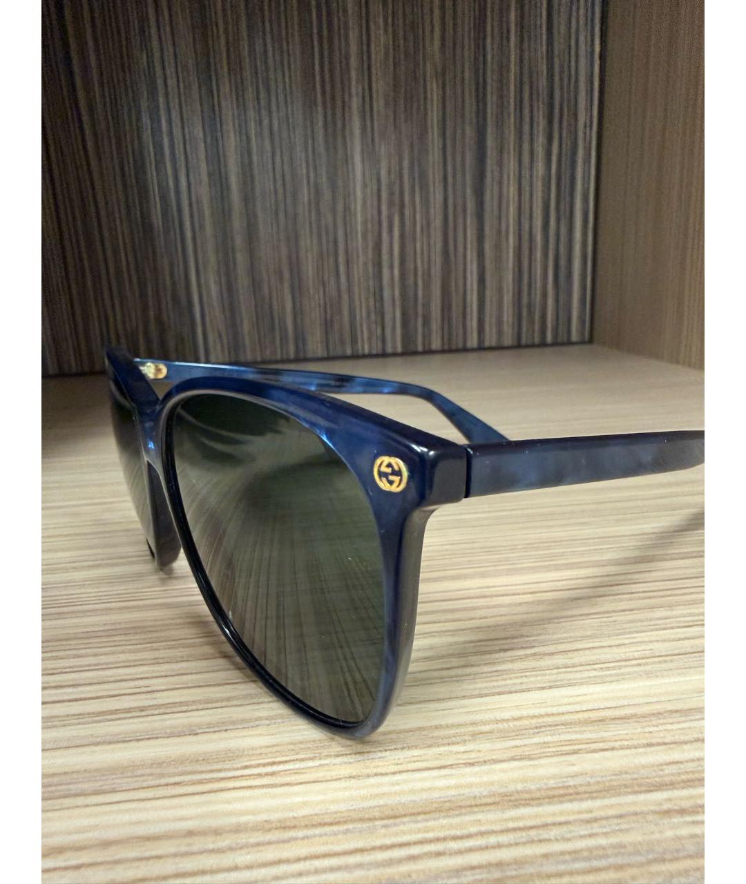 GUCCI Синие солнцезащитные очки, фото 4