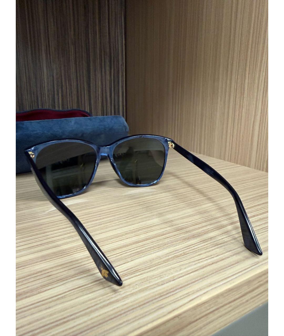 GUCCI Синие солнцезащитные очки, фото 6