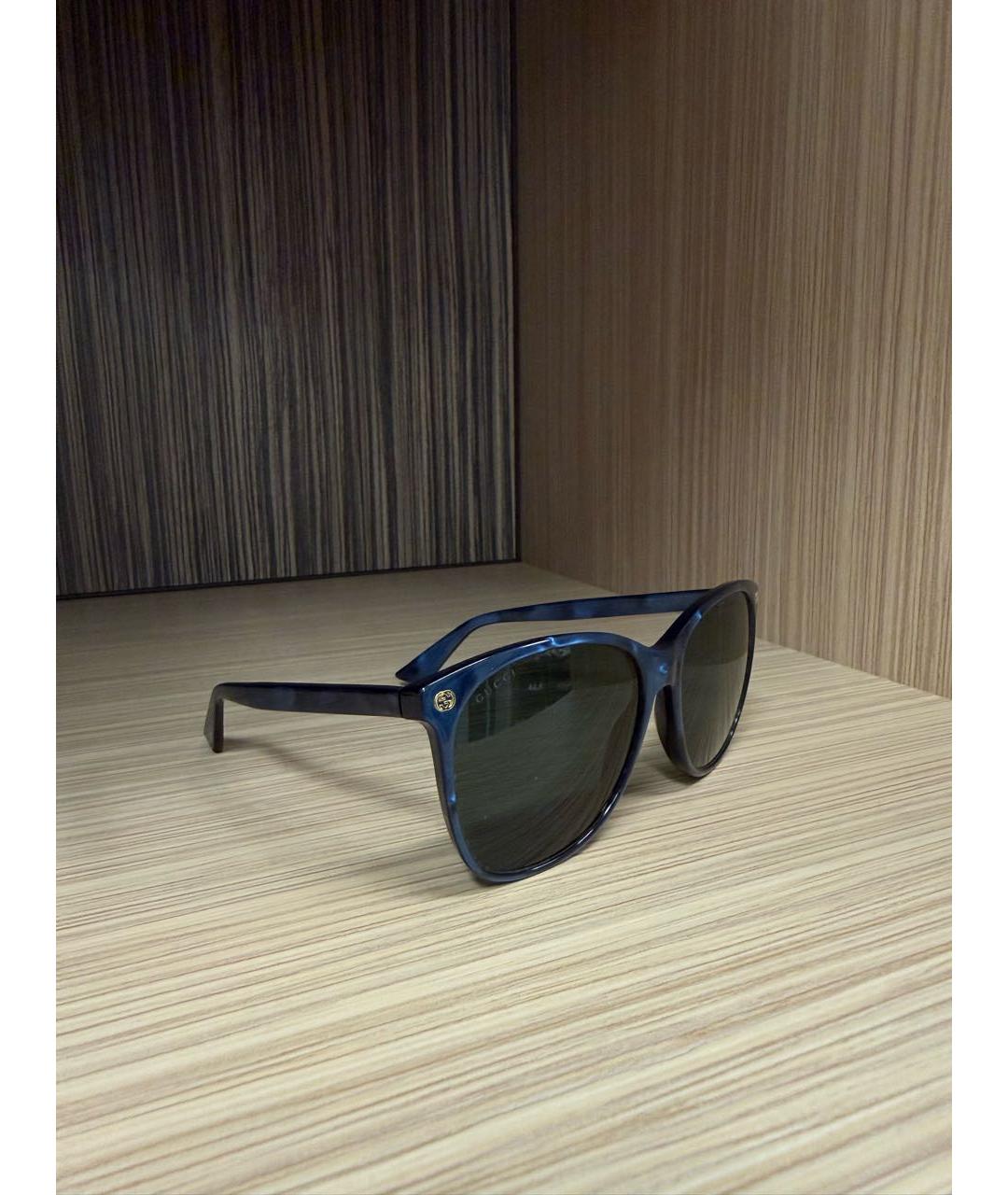 GUCCI Синие солнцезащитные очки, фото 2