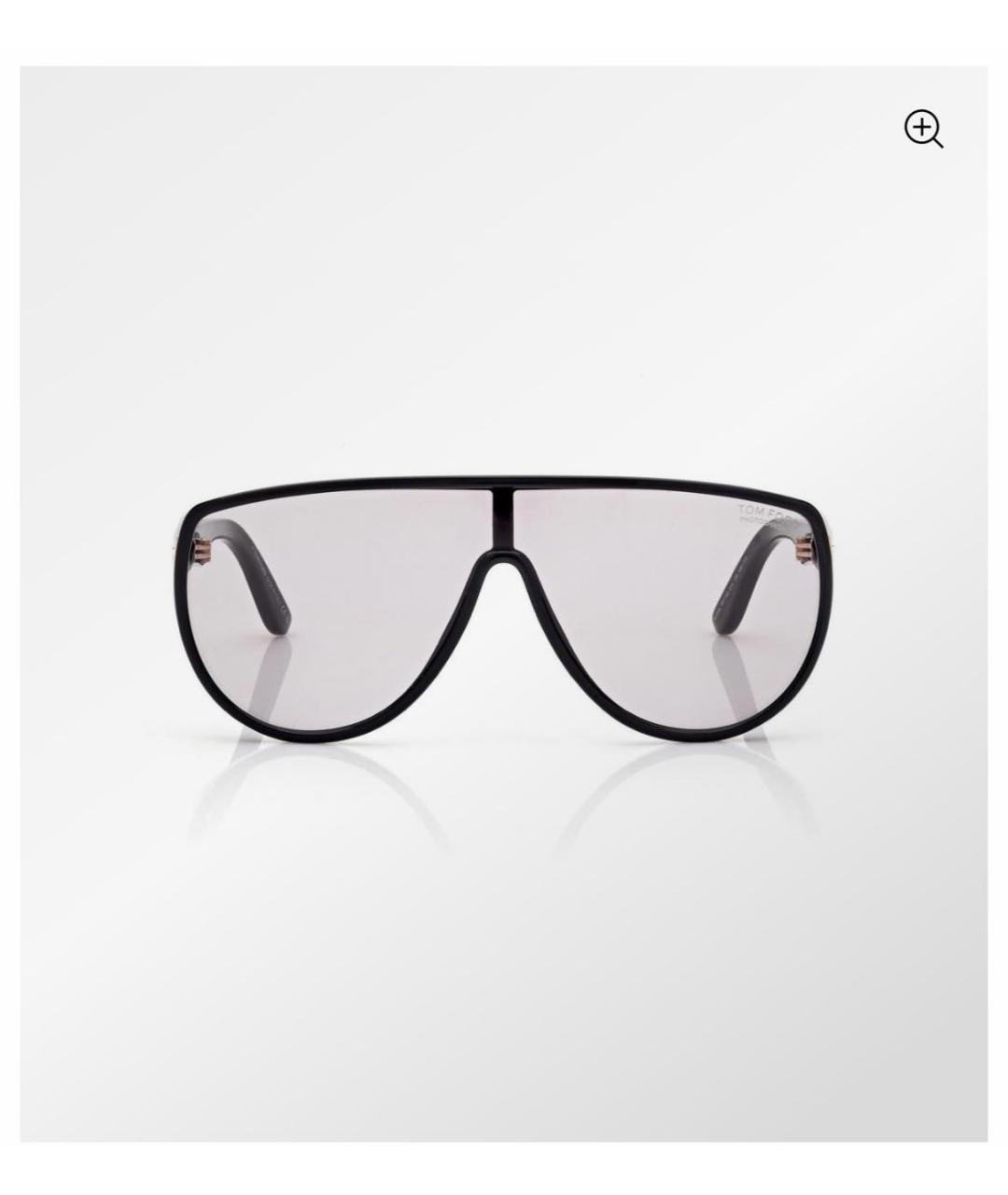 TOM FORD Черные пластиковые солнцезащитные очки, фото 5