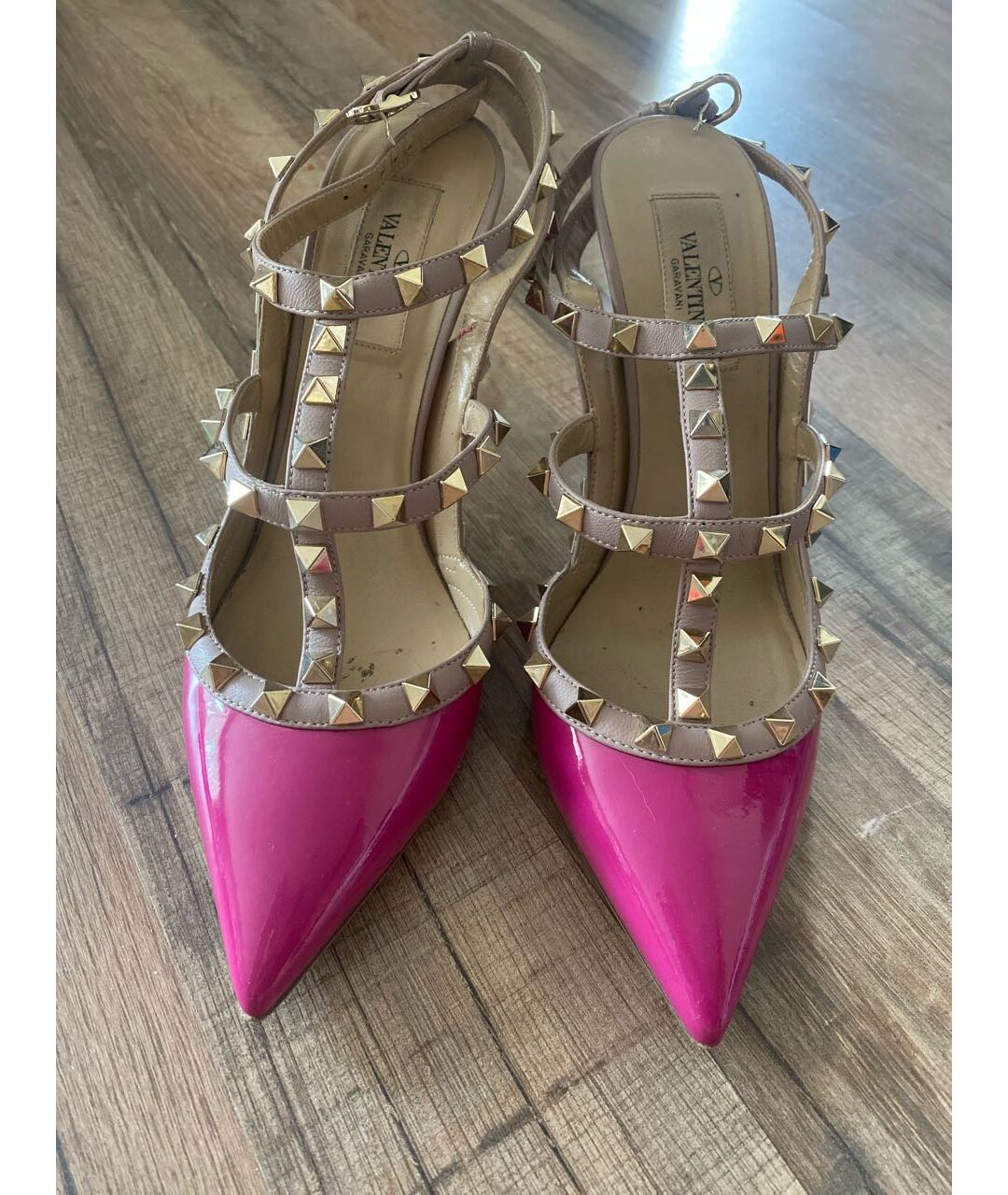 VALENTINO Фуксия туфли из лакированной кожи, фото 2