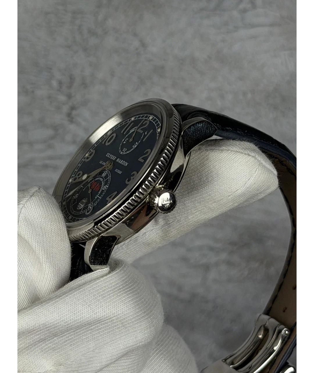 Ulysse Nardin Синие металлические часы, фото 3