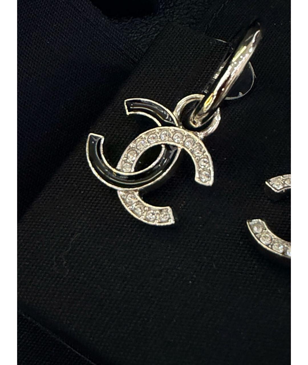 CHANEL Серебряные серьги, фото 4