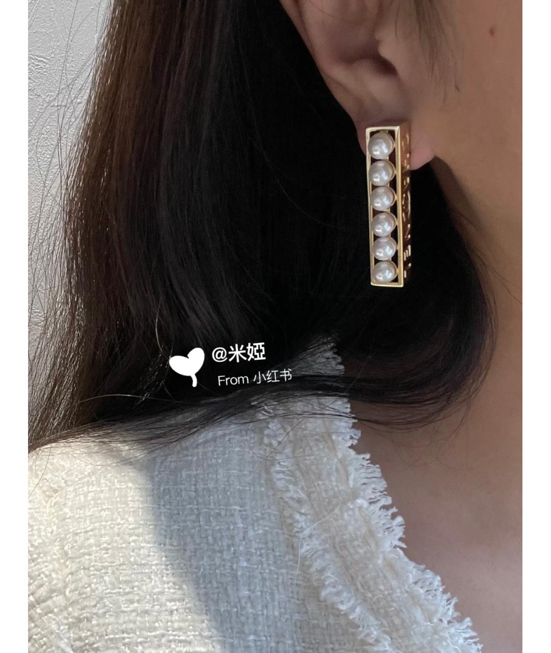 CHANEL Золотые серьги, фото 8