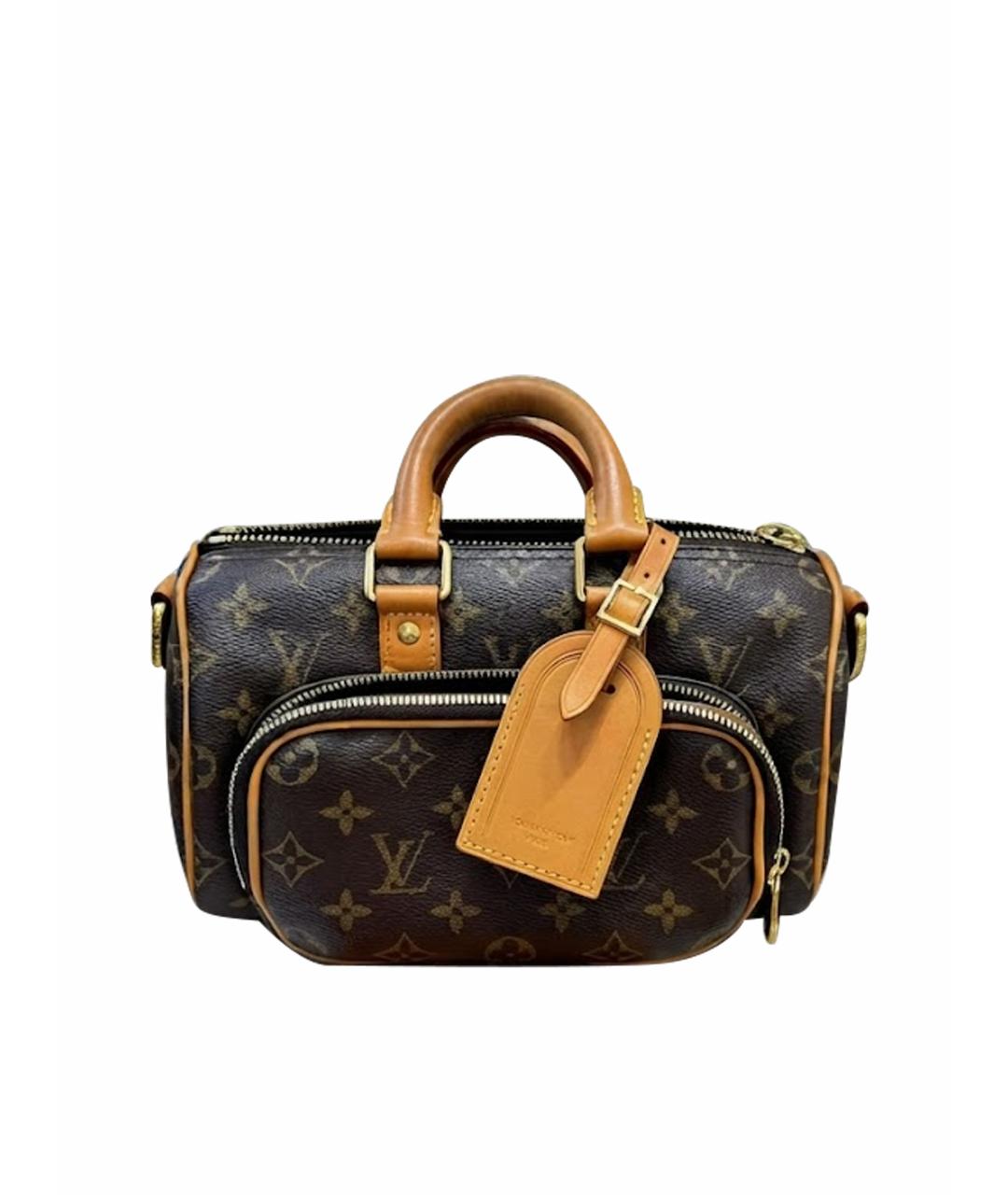 LOUIS VUITTON Коричневая сумка тоут из искусственной кожи, фото 1