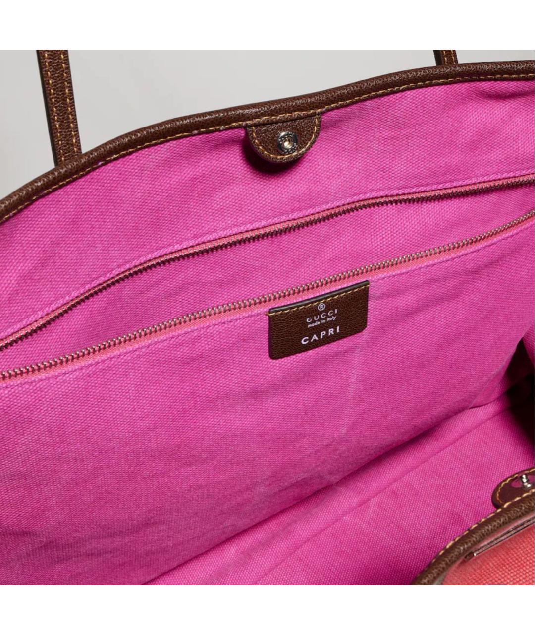 GUCCI Розовая сумка тоут, фото 3