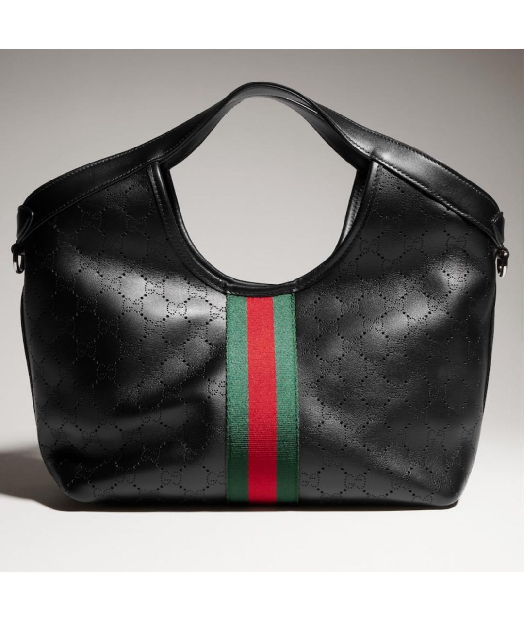 GUCCI Черная сумка тоут, фото 3