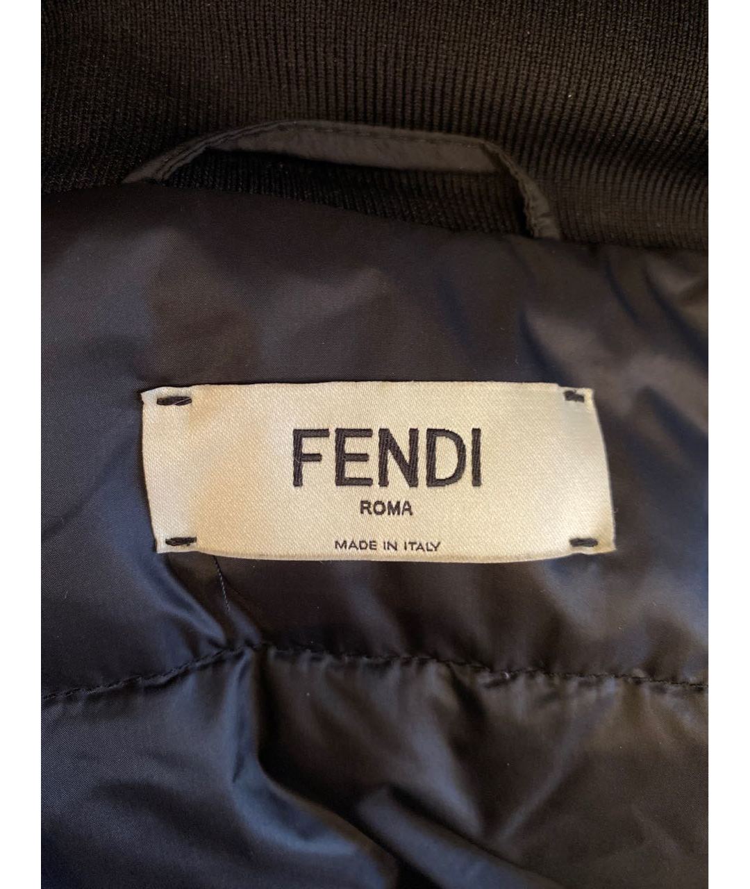 FENDI Черная хлопко-эластановая куртка, фото 4