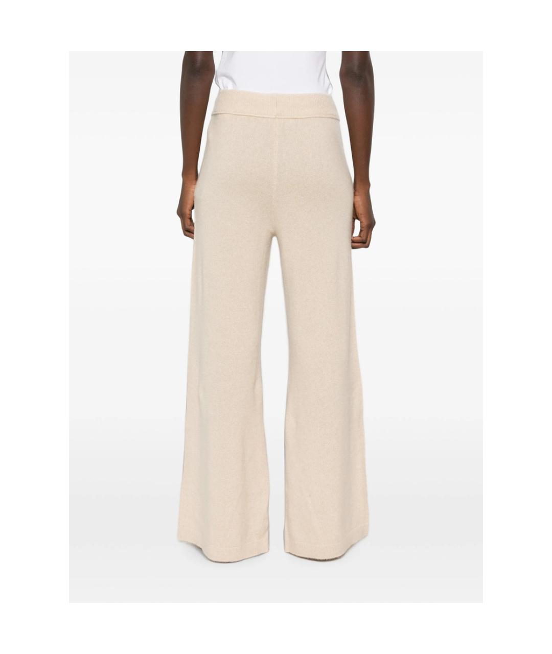 7 FOR ALL MANKIND Бежевые кашемировые брюки широкие, фото 4