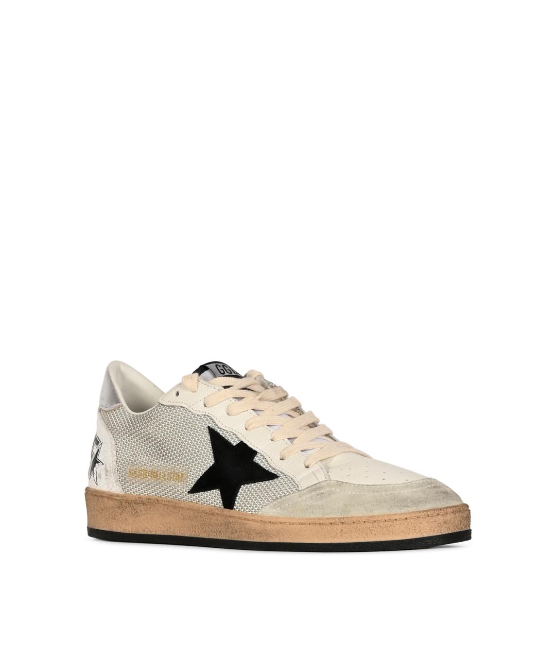 GOLDEN GOOSE Белые низкие кроссовки / кеды, фото 2