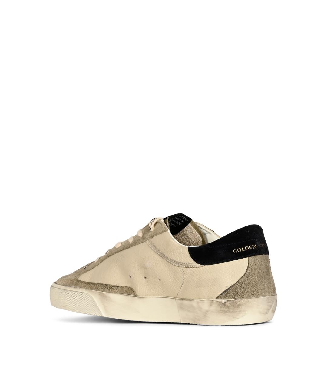 GOLDEN GOOSE Серые синтетические низкие кроссовки / кеды, фото 6