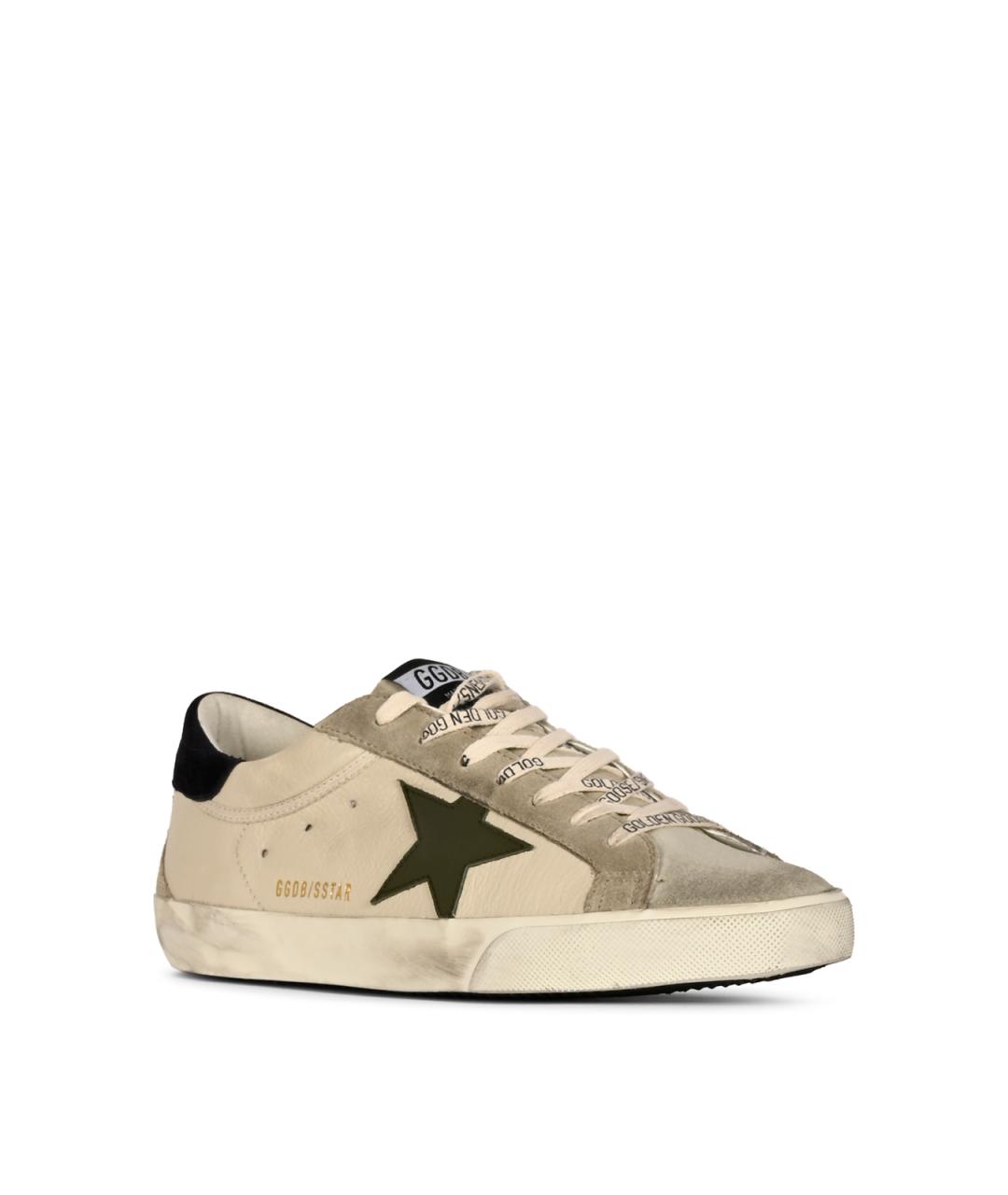 GOLDEN GOOSE Серые синтетические низкие кроссовки / кеды, фото 4