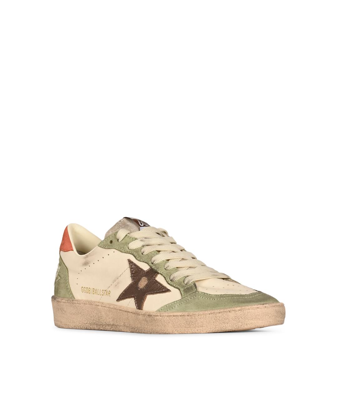 GOLDEN GOOSE Серые синтетические кроссовки, фото 4