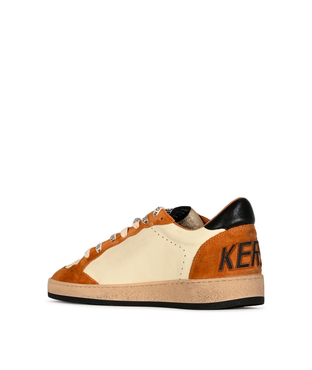 GOLDEN GOOSE Мульти кожаные низкие кроссовки / кеды, фото 3