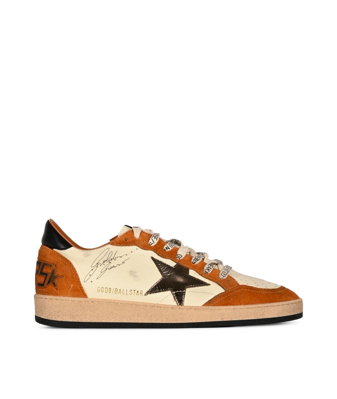 GOLDEN GOOSE Мульти кожаные низкие кроссовки / кеды, фото 1