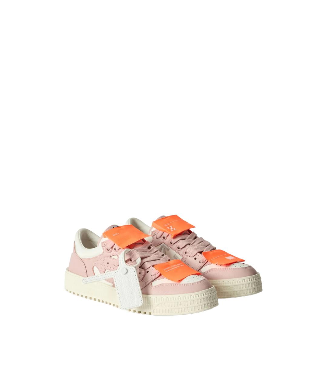 OFF-WHITE Розовые кроссовки, фото 4