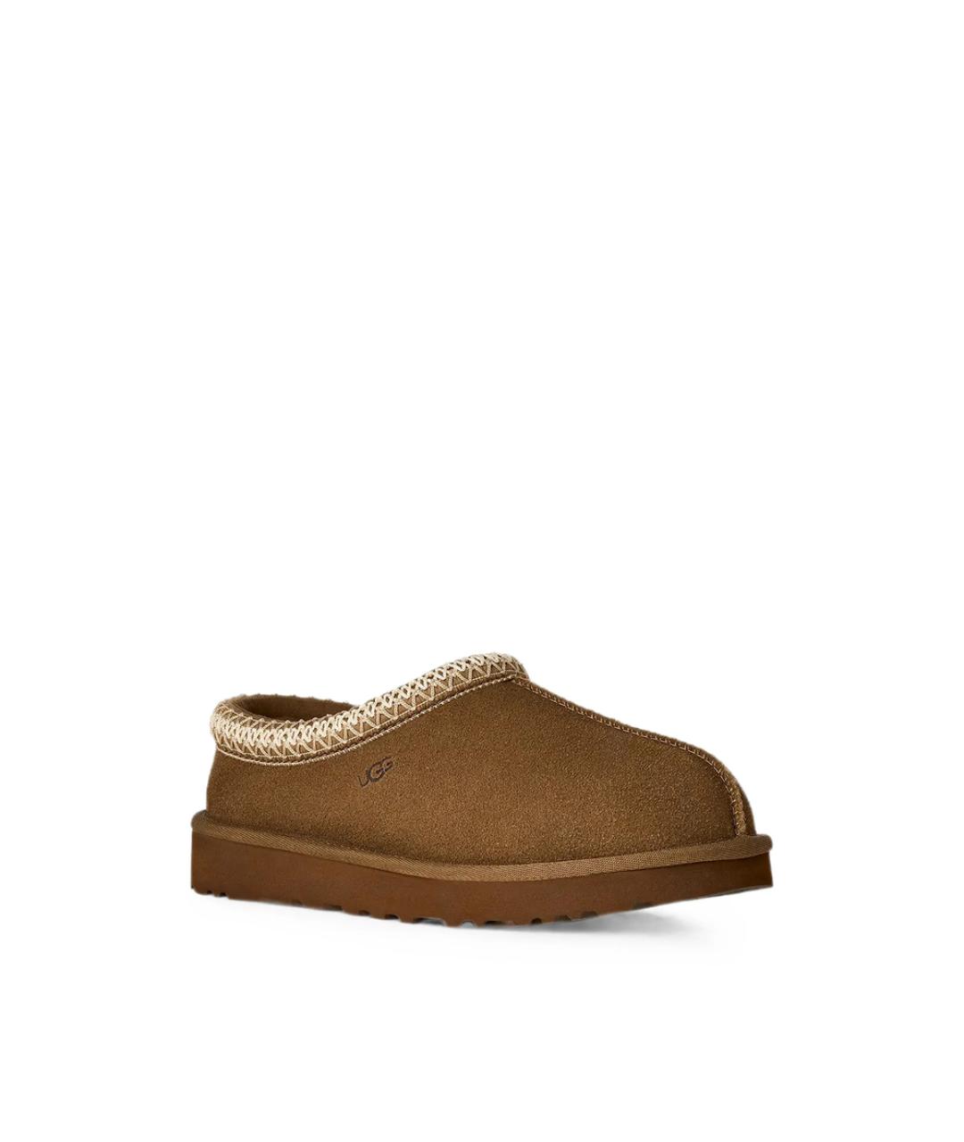 UGG Коричневые замшевые мюли, фото 3