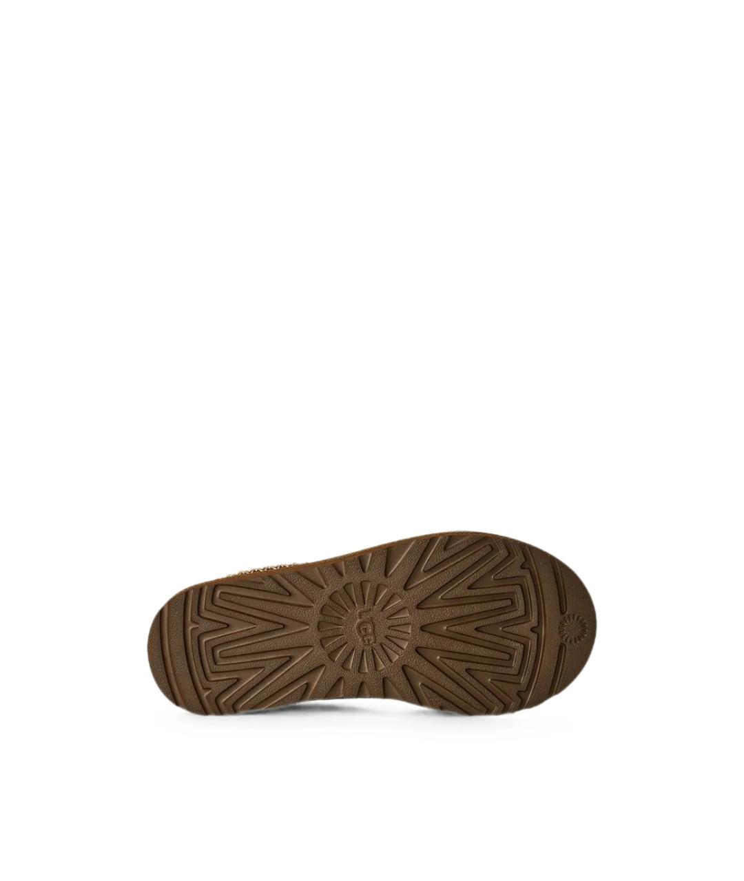 UGG Коричневые замшевые мюли, фото 4