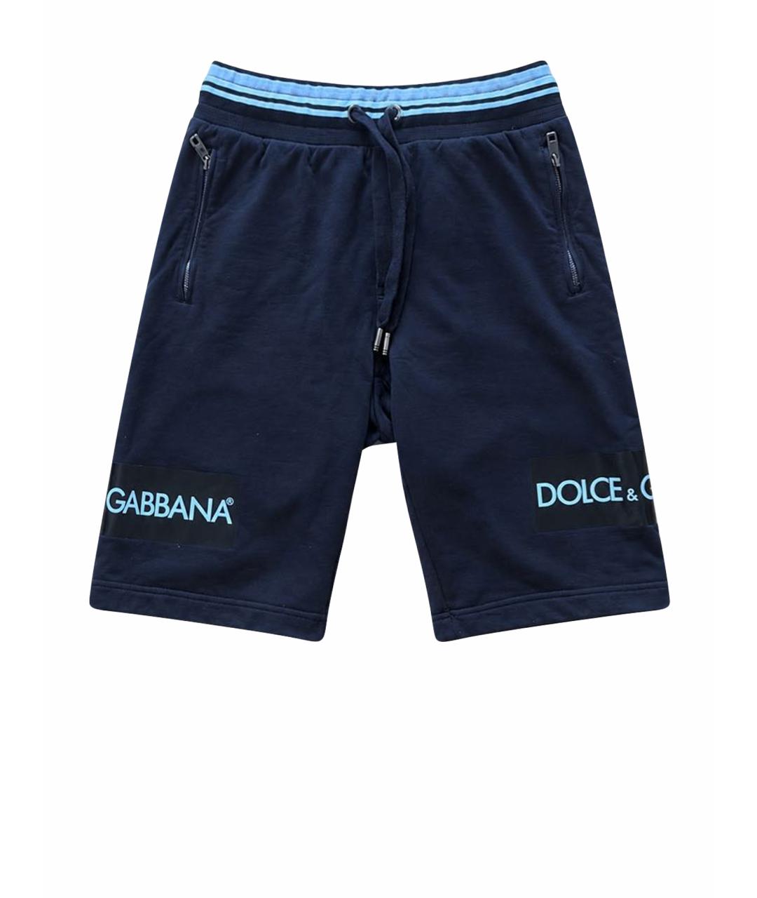 DOLCE&GABBANA Черные хлопковые шорты, фото 1