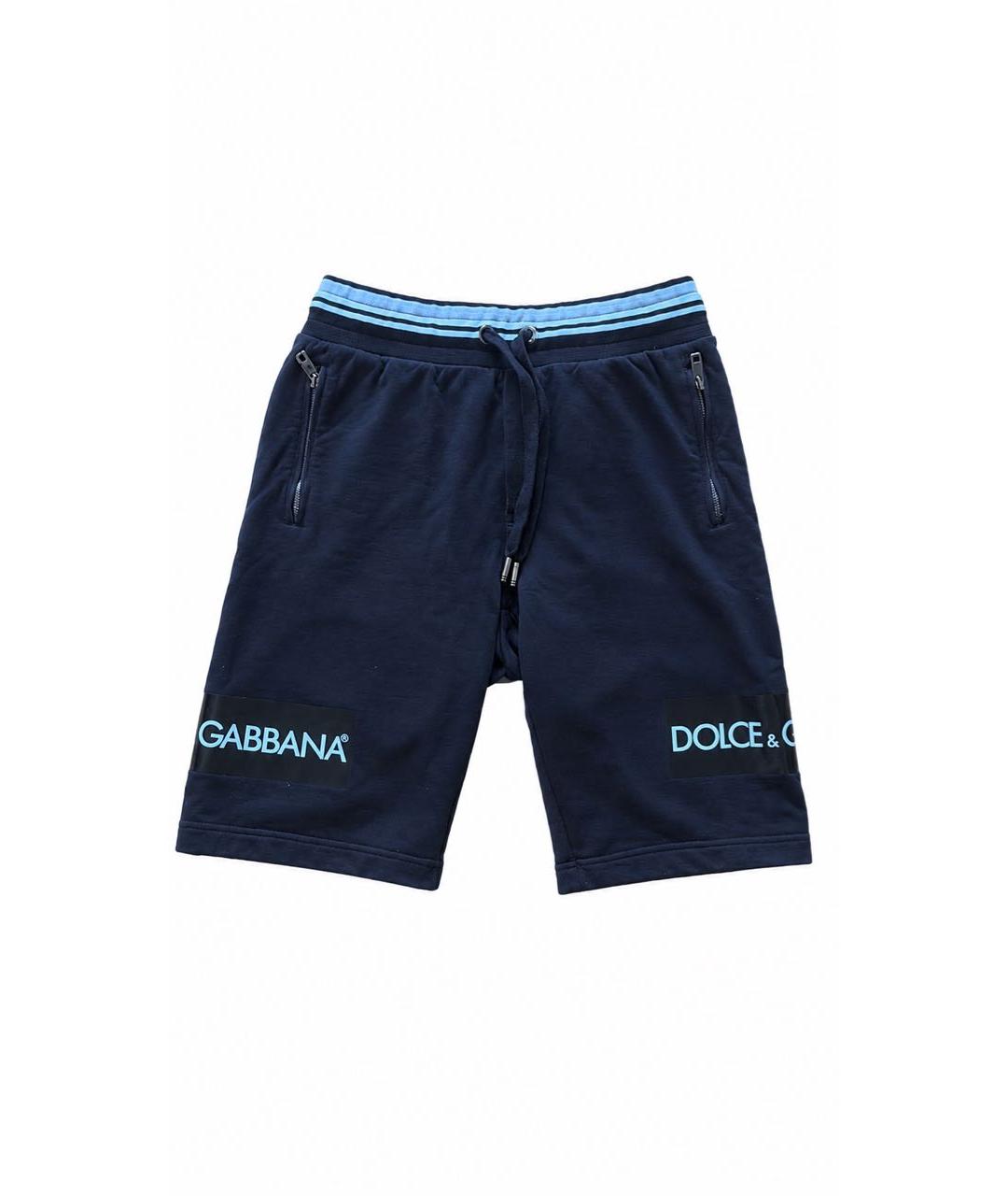 DOLCE&GABBANA Черные хлопковые шорты, фото 5