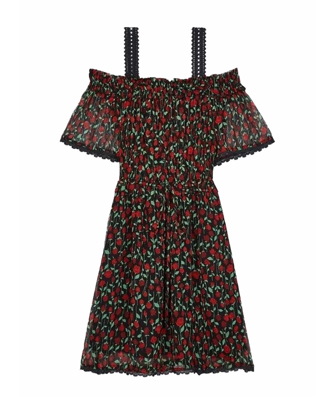THE KOOPLES Черное вискозное повседневное платье, фото 1