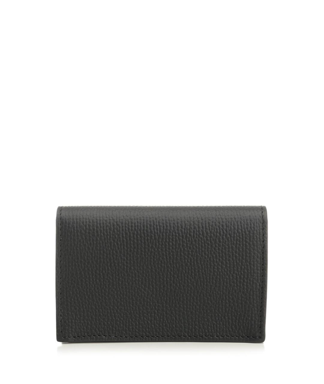 LOEWE Черный кожаный кошелек, фото 3