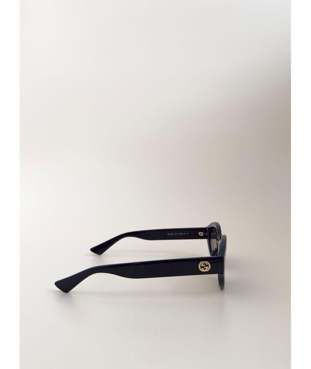 GUCCI Черные пластиковые солнцезащитные очки, фото 3