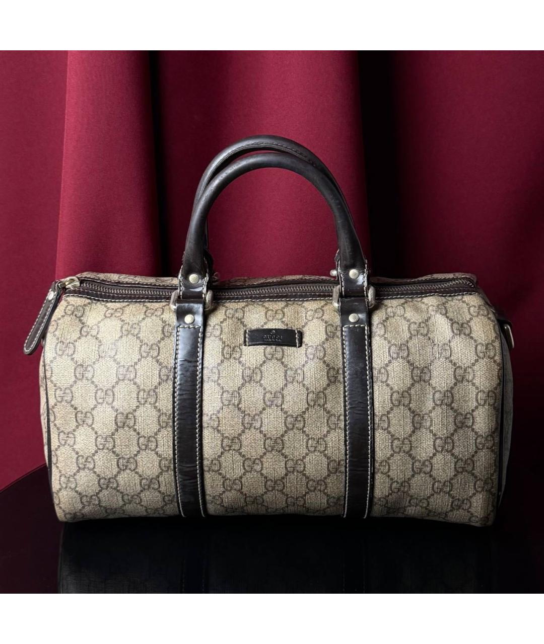 GUCCI Бежевая канва сумка тоут, фото 9