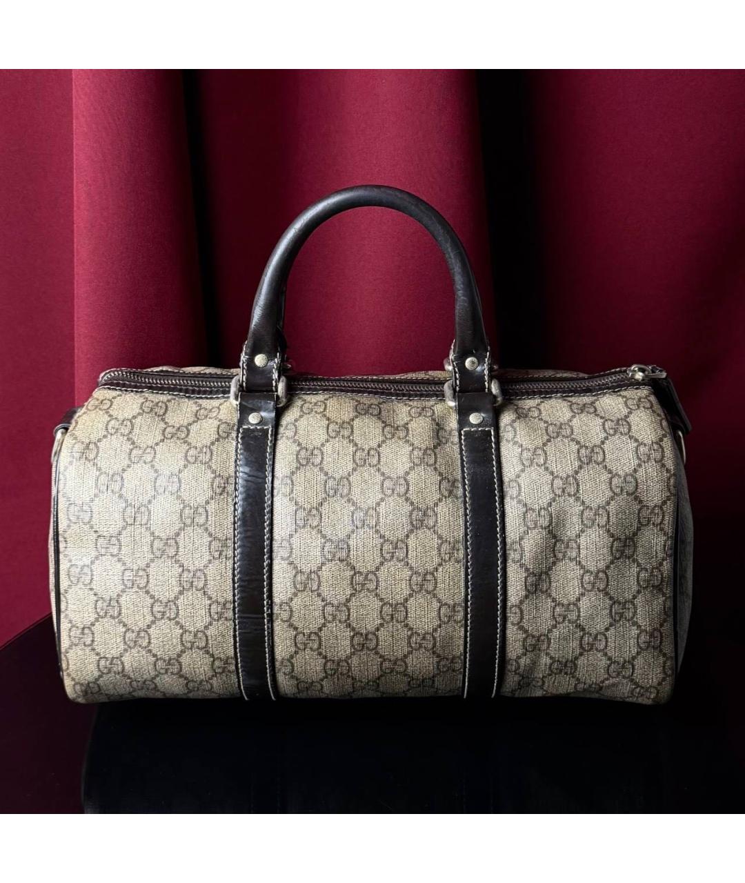 GUCCI Бежевая канва сумка тоут, фото 3
