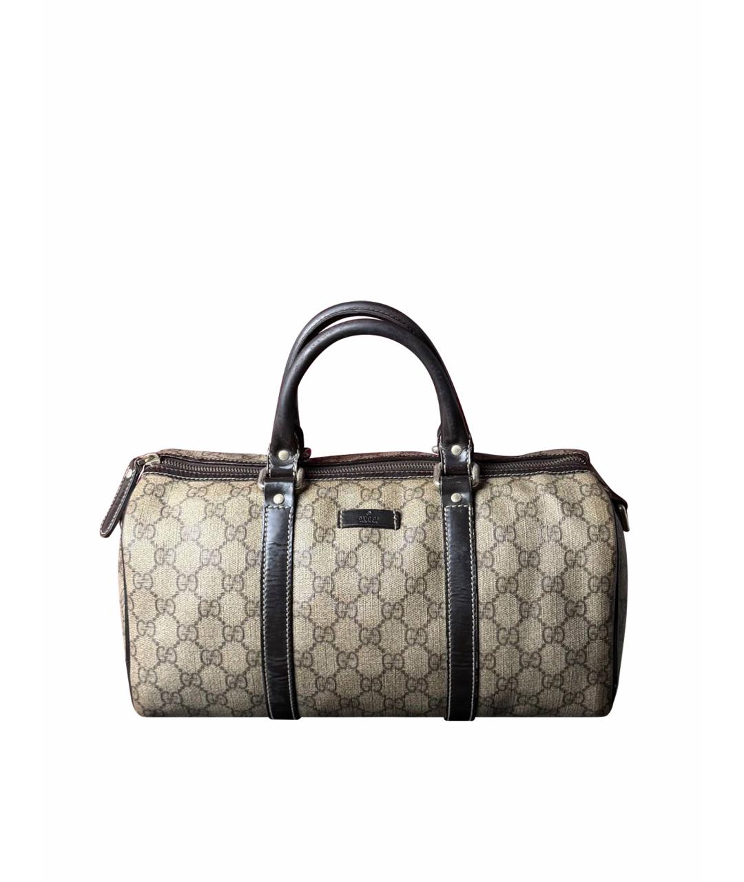 GUCCI Бежевая канва сумка тоут, фото 1