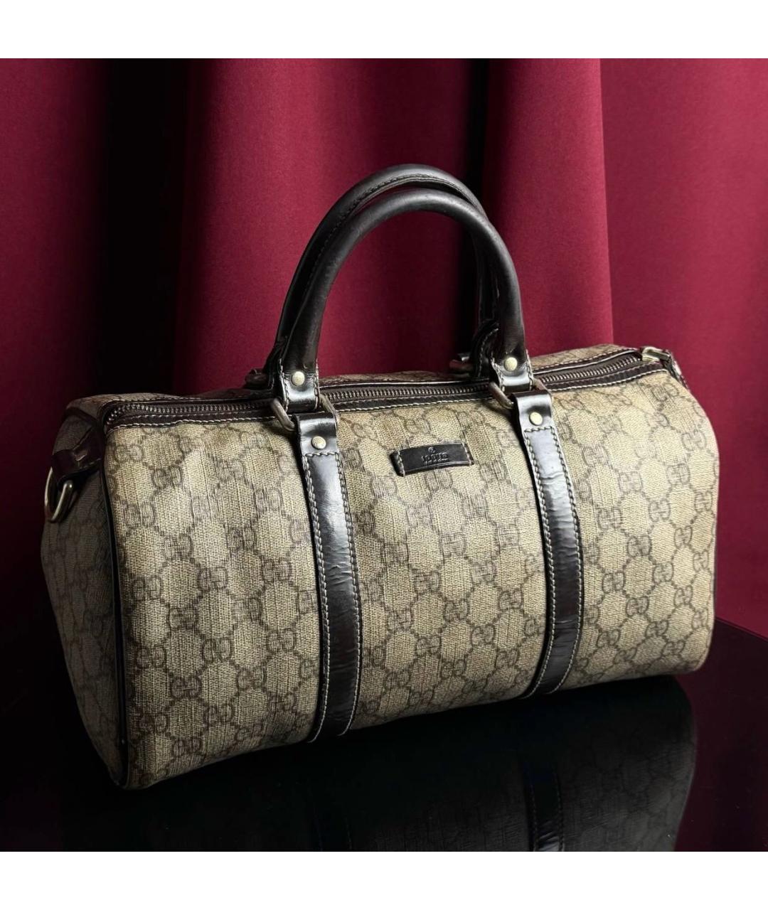 GUCCI Бежевая канва сумка тоут, фото 2