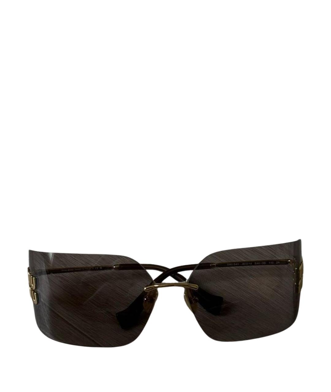 MIU MIU Фиолетовые пластиковые солнцезащитные очки, фото 1
