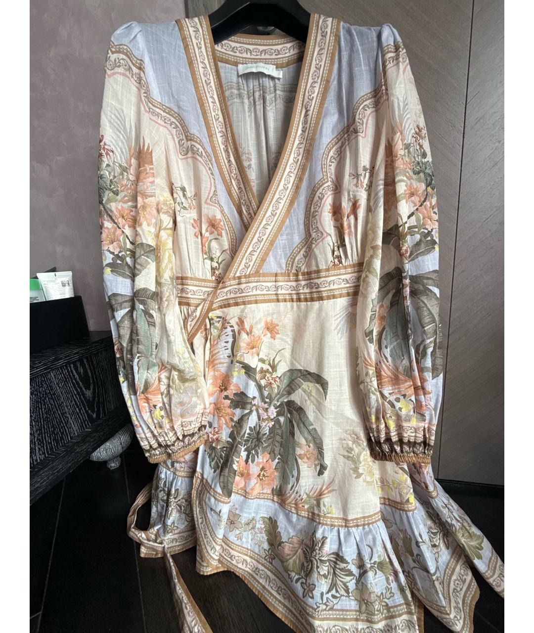 ZIMMERMANN Мульти хлопковое повседневное платье, фото 4