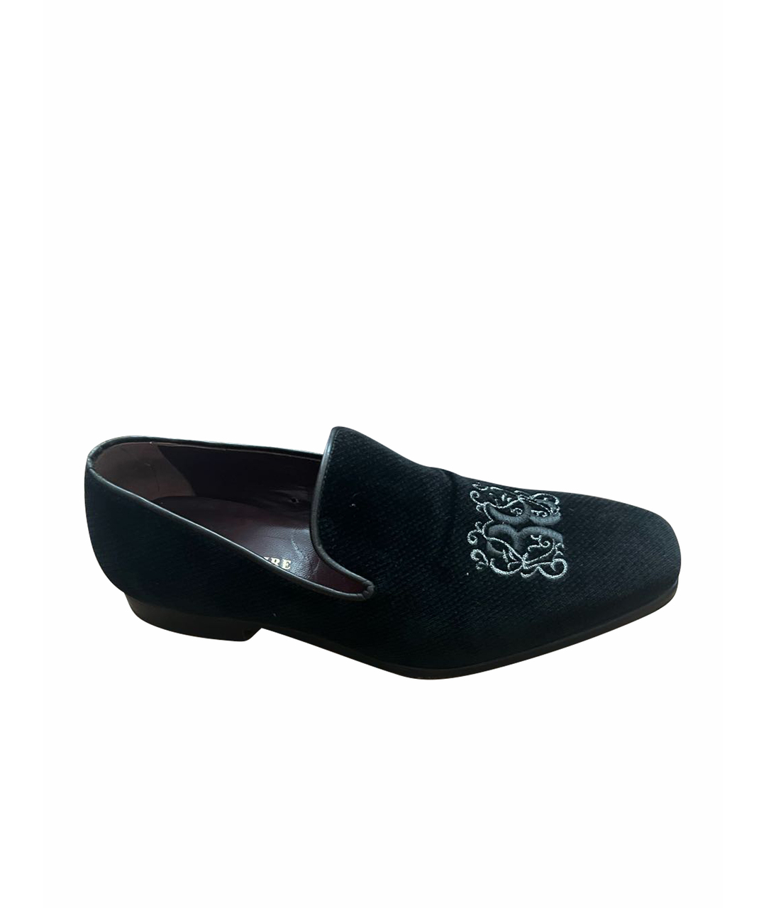 BILLIONAIRE Черные бархатные туфли, фото 1