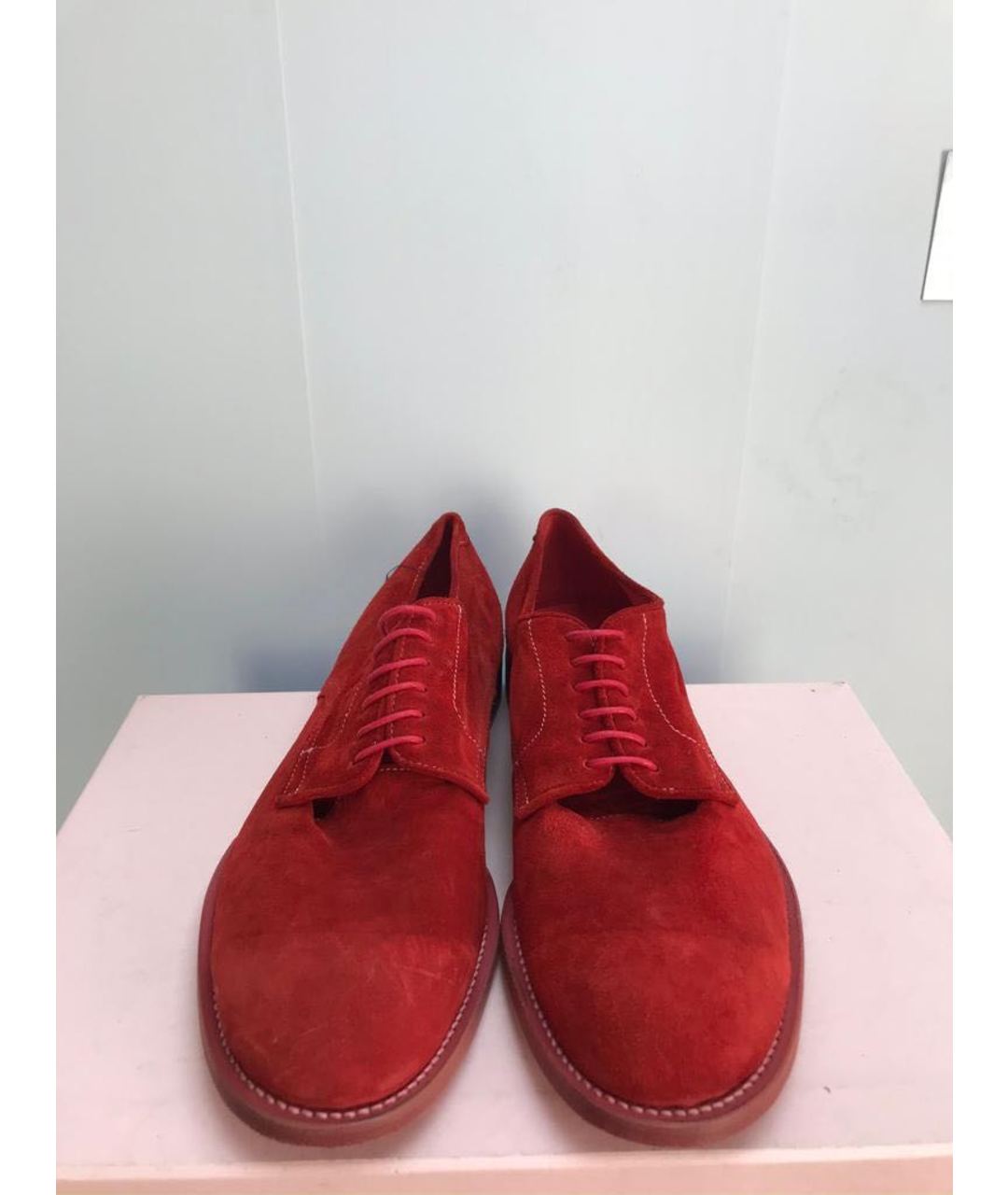PAUL SMITH Красные замшевые туфли, фото 3