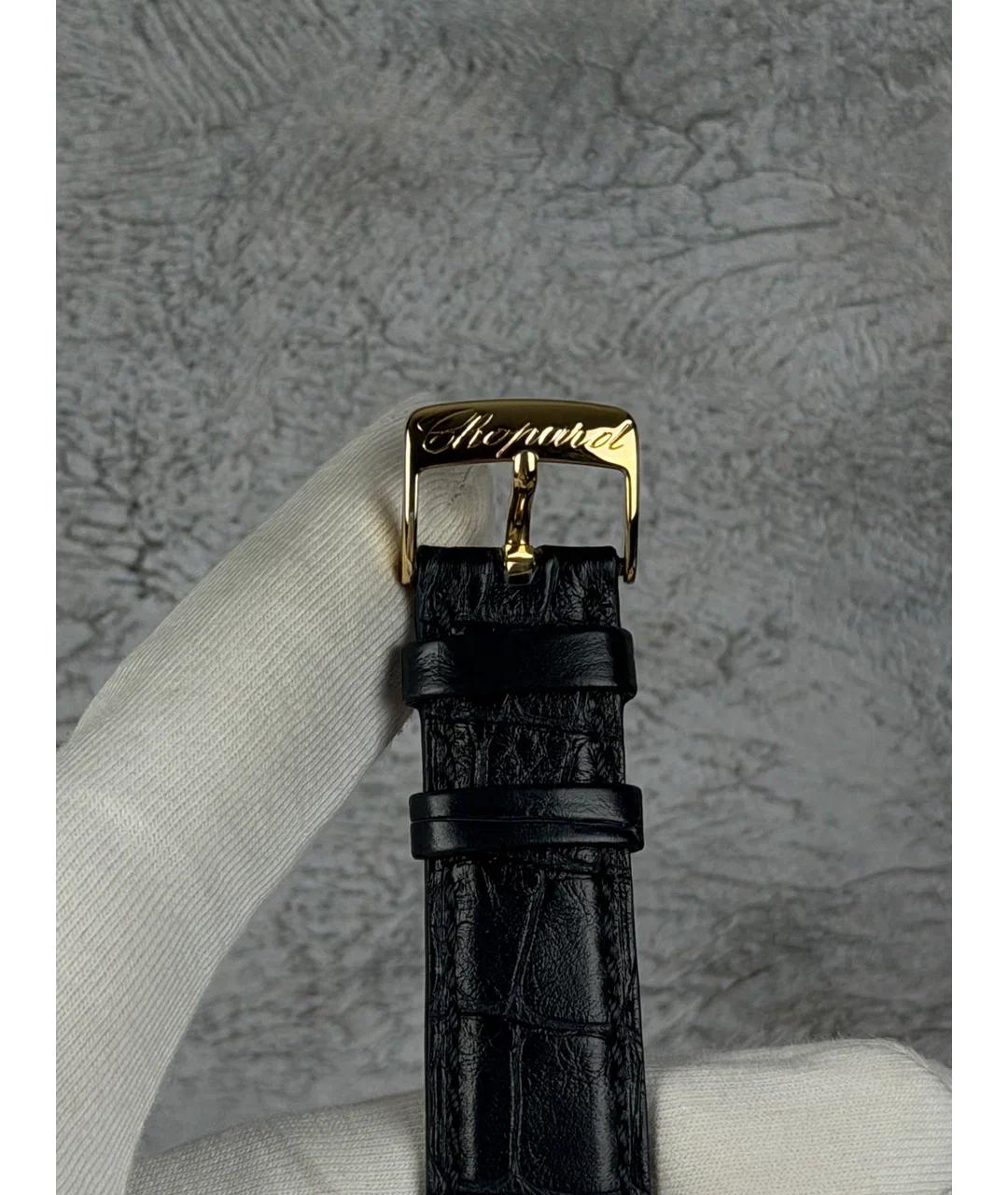 CHOPARD Белые часы из желтого золота, фото 6