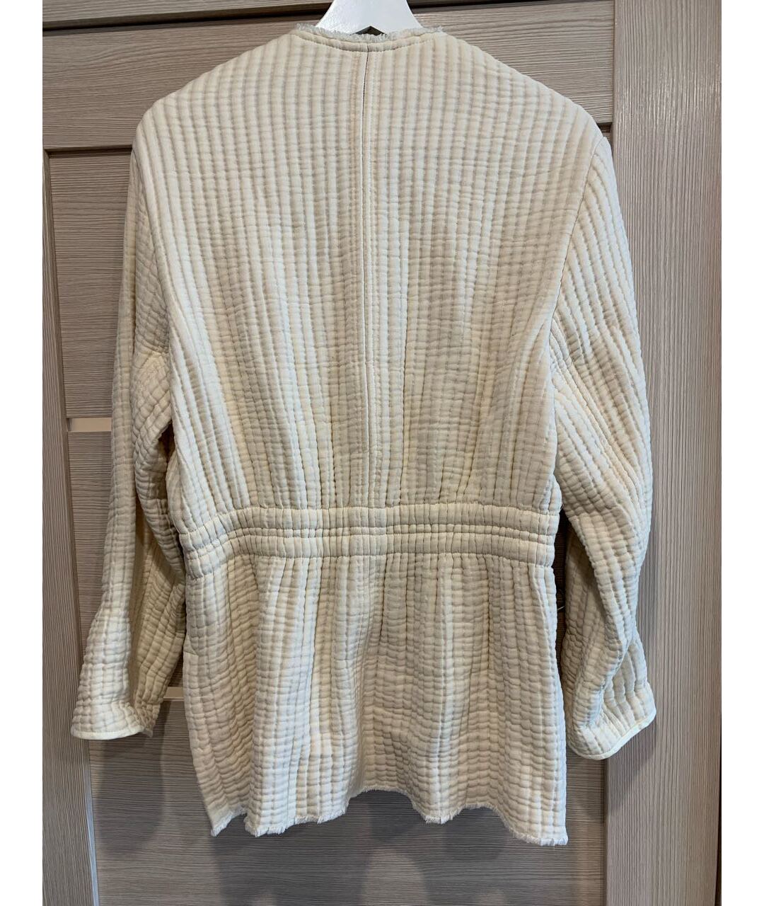 ISABEL MARANT Бежевое хлопковое пальто, фото 6