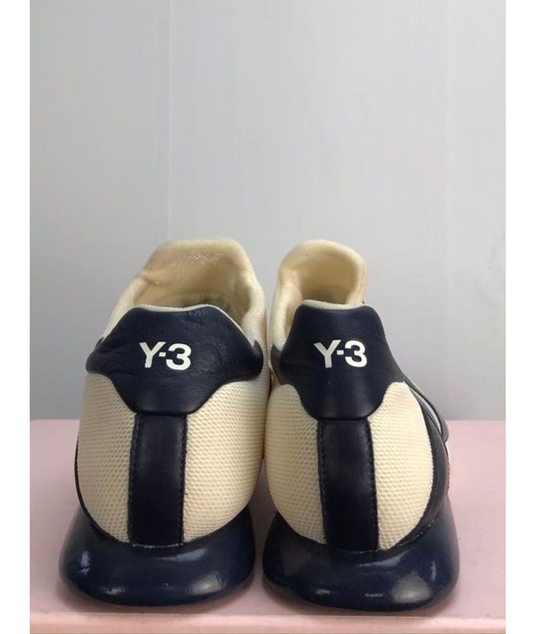 YOHJI YAMAMOTO Бежевые текстильные низкие кроссовки / кеды, фото 3