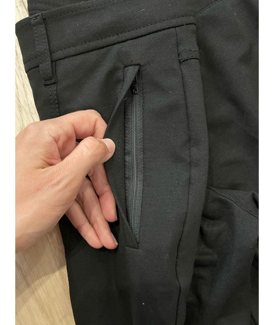 MARC CAIN Черные вискозные брюки узкие, фото 6